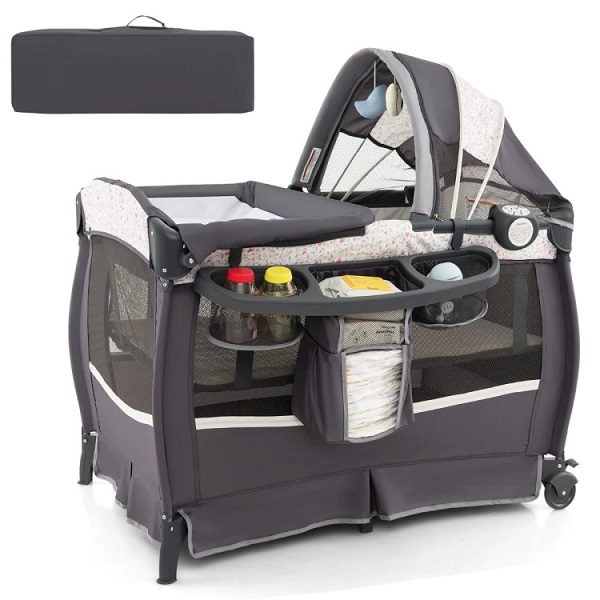 Sulankstoma kelioninė lovelė 4-in-1